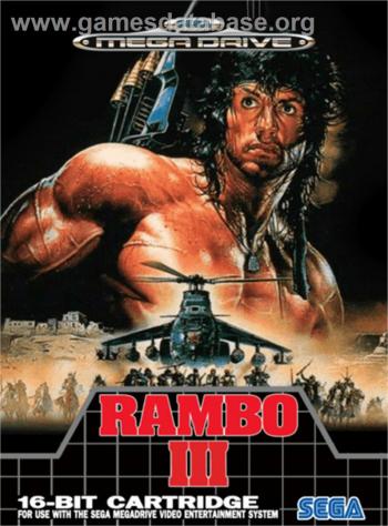 Cover Rambo III for Genesis - Mega Drive